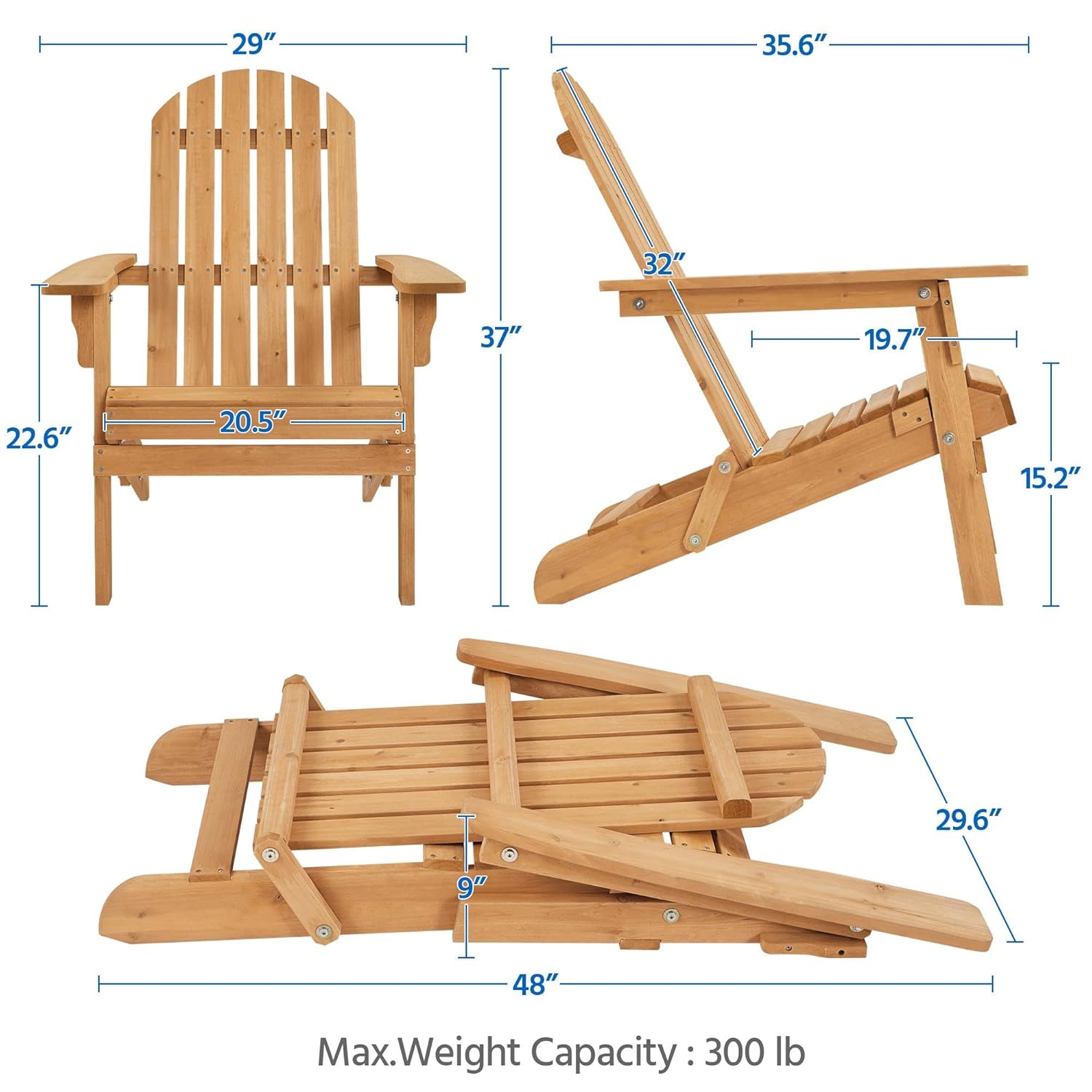 Folding Adirondack Chair Set o - Outdoor Furniture With Fire Pit review and price