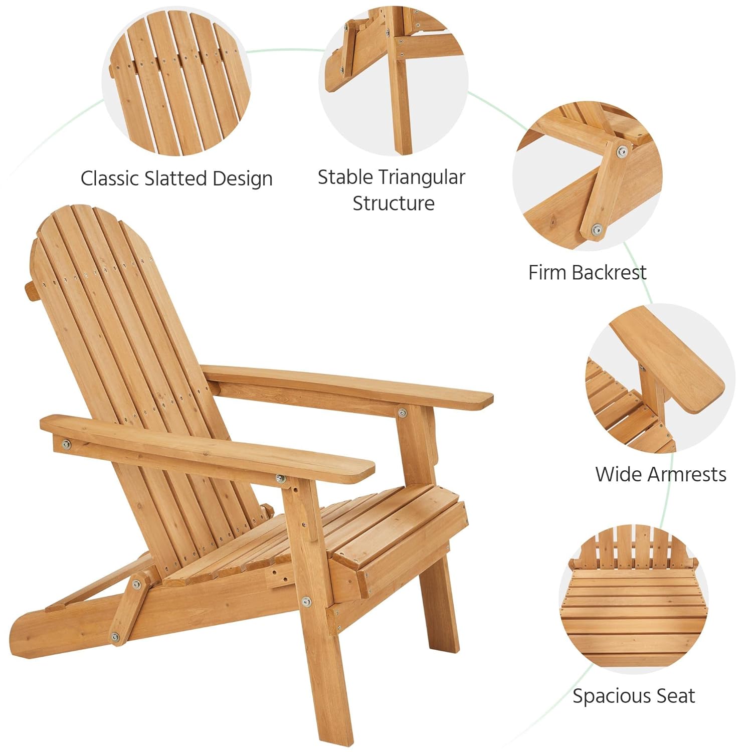 Folding Adirondack Chair Set o - Outdoor Furniture With Fire Pit review and price
