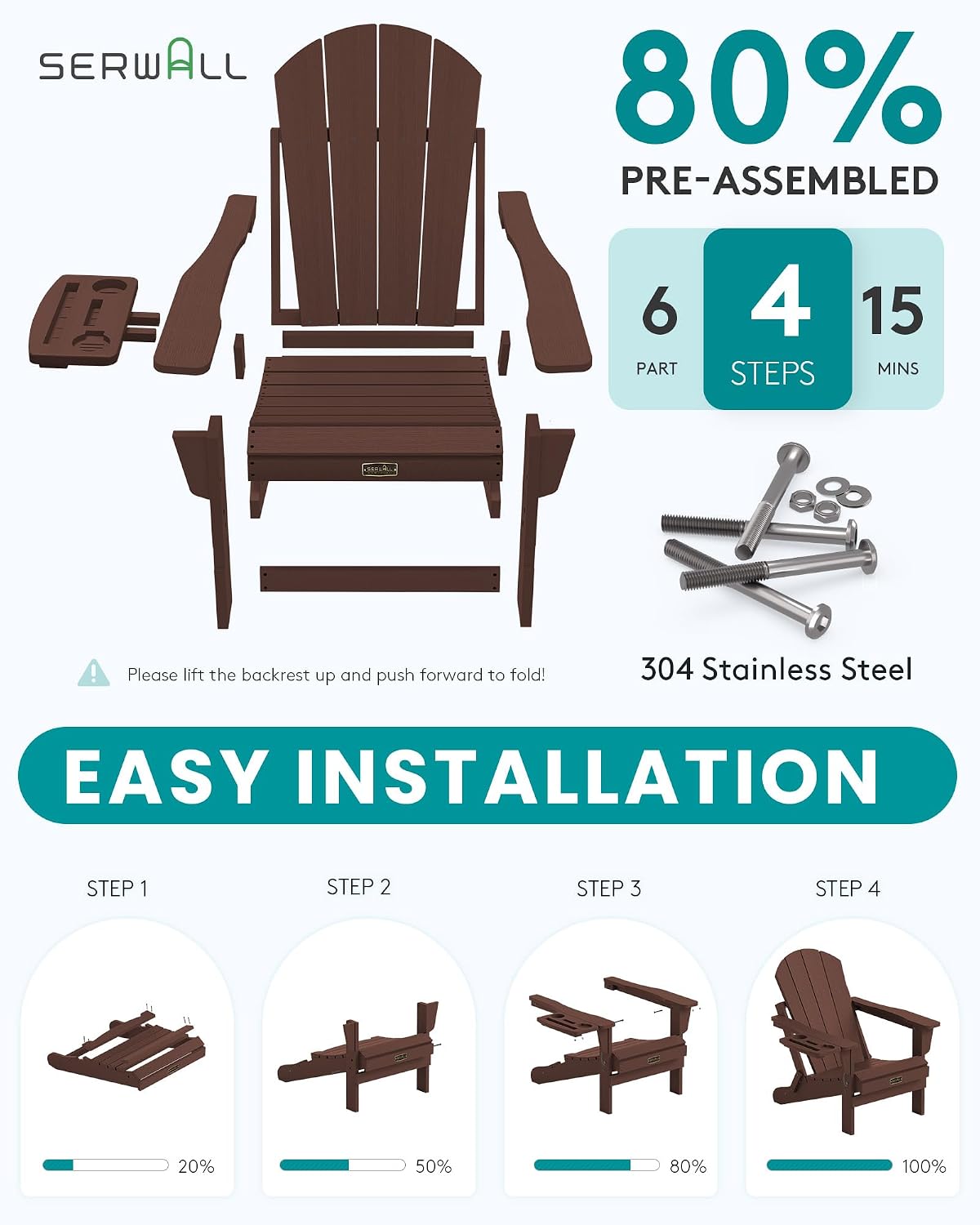 Folding Adirondack Chair Set 2 - Outdoor Furniture With Fire Pit review and price