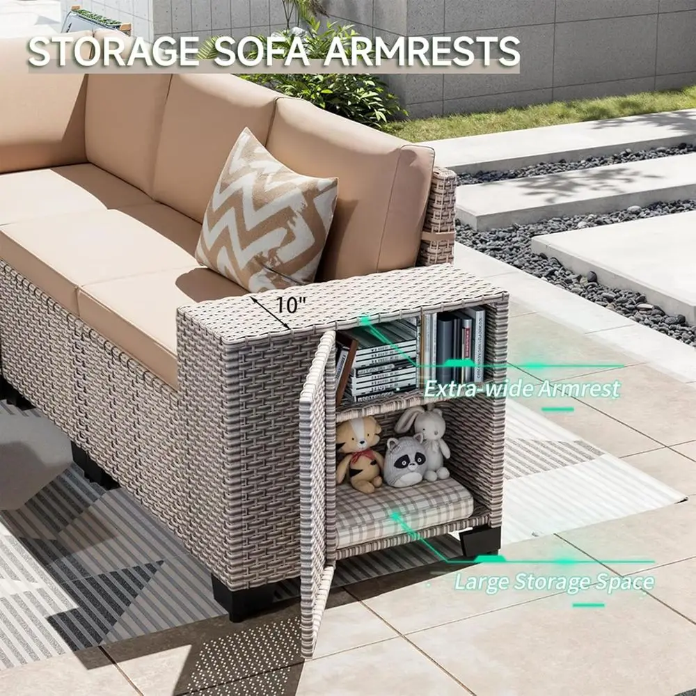 7-Piece Outdoor Patio Furnitur - Outdoor Furniture With Fire Pit review and price