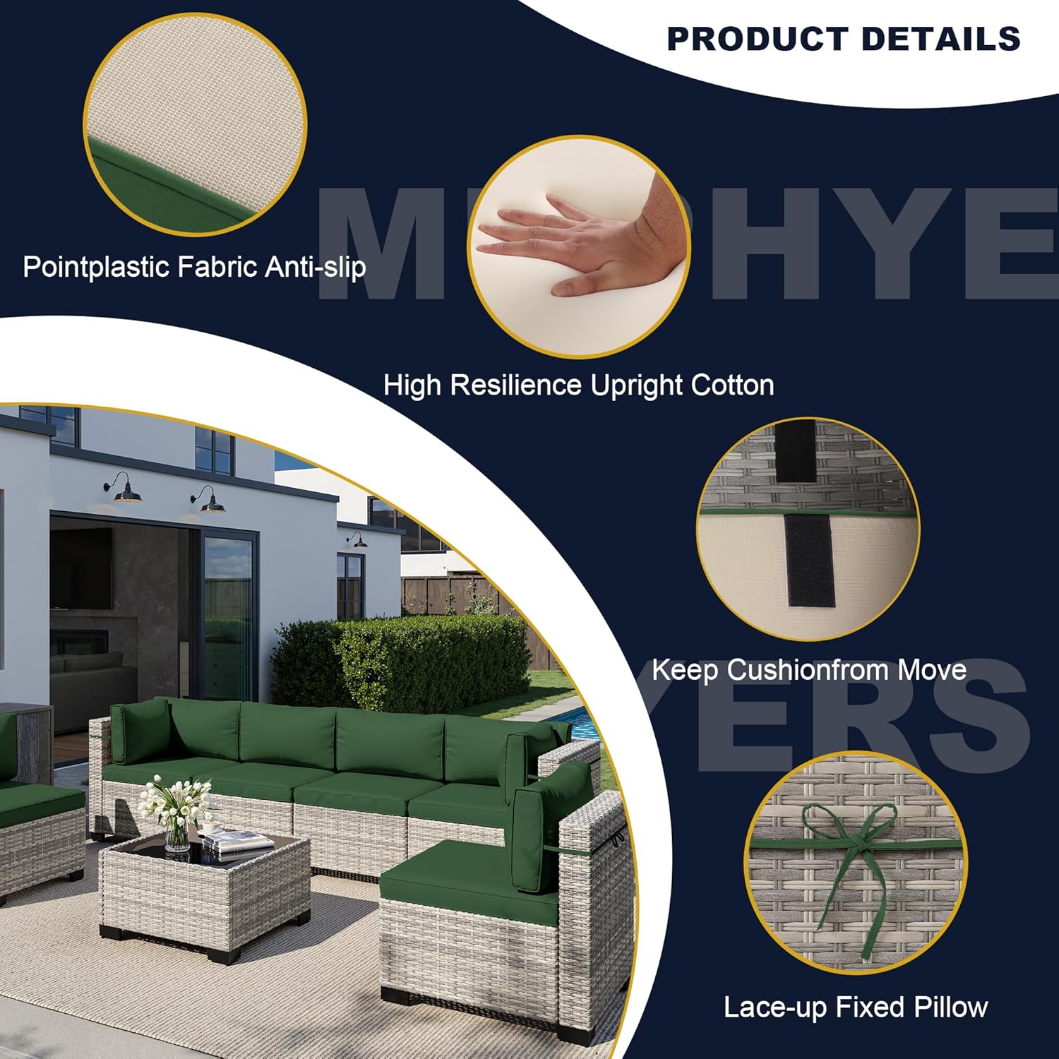 8-Piece Outdoor Patio Furnitur - Outdoor Furniture With Fire Pit review and price